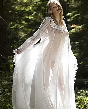 Fantasy Girl, white-lingerie-forest-05