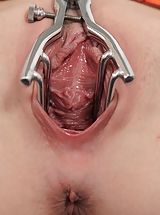 Pussy, Speculum play and ass toying for pretty Luna
